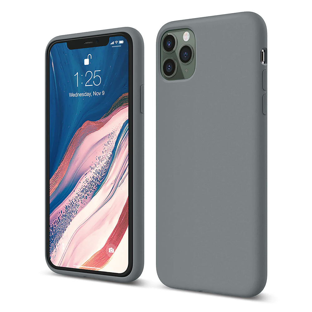 Husa Soft Silicone - iPhone 11 Pro Max - Dark Gray