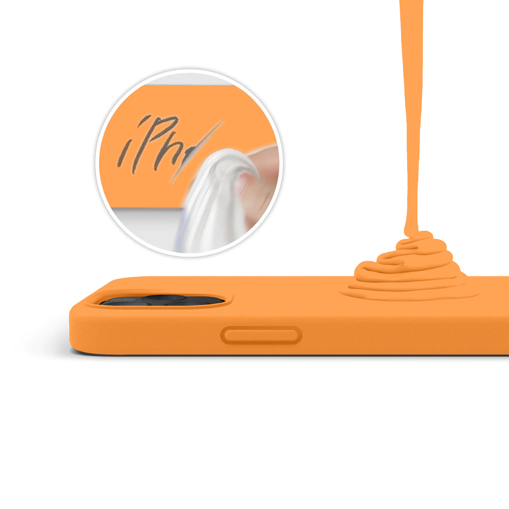 Husa Soft Silicone - iPhone 12/12 Pro - Nectarine