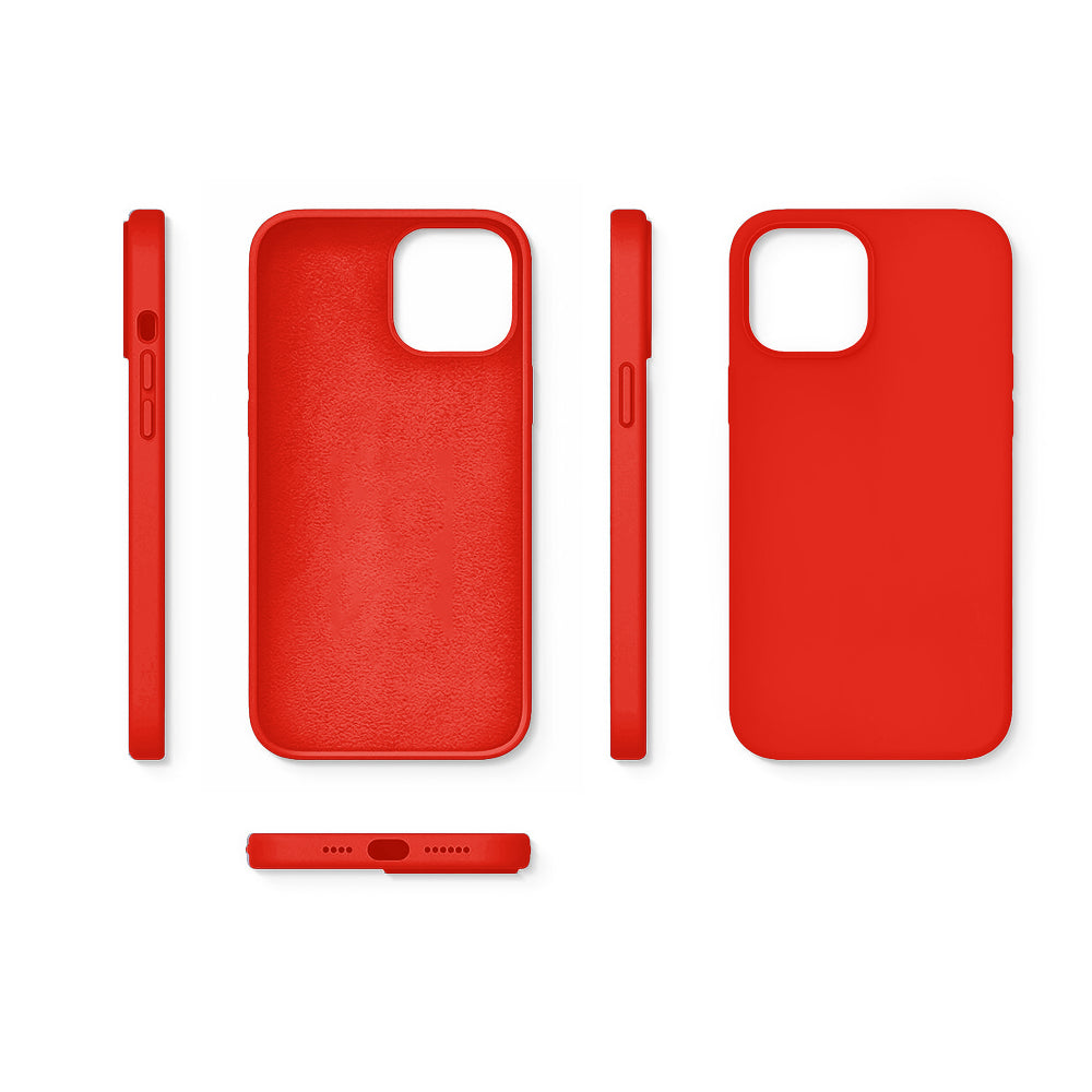 Husa Soft Silicone - iPhone 12/12 Pro - Red