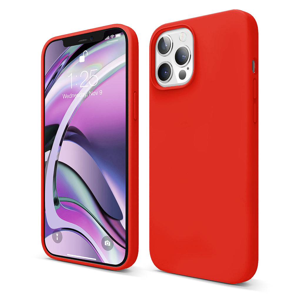 Husa Soft Silicone - iPhone 12/12 Pro - Red