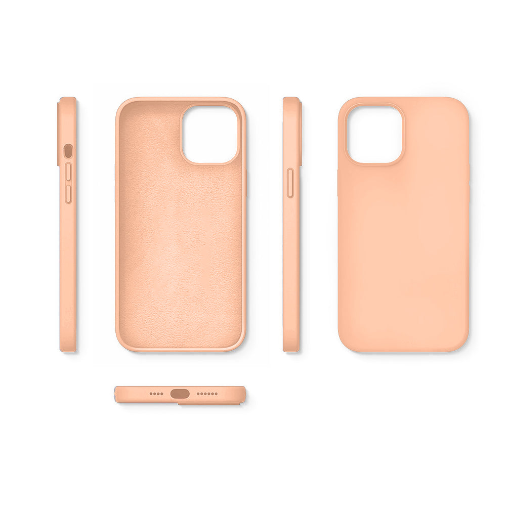 Husa Soft Silicone - iPhone 12/12 Pro - Pink Sand