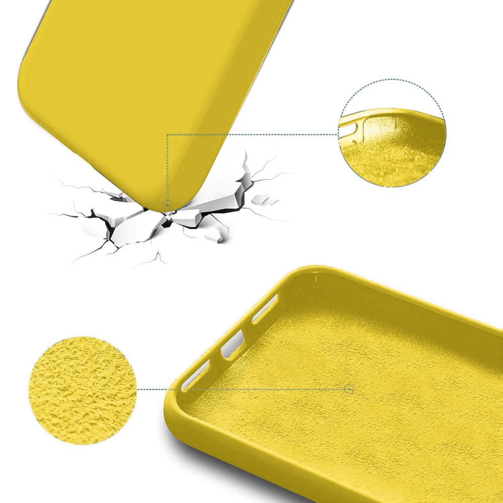 Husa Soft Silicone - iPhone 12/12 Pro - Yellow