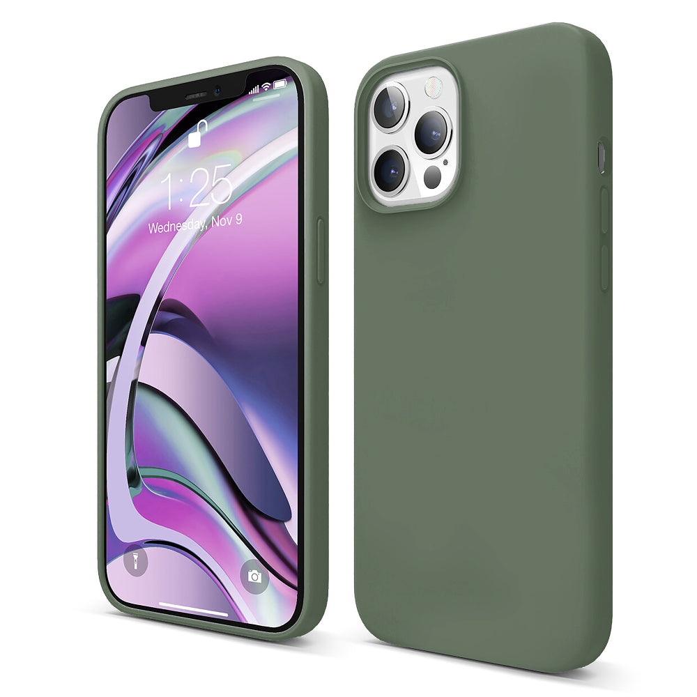 Husa Soft Silicone - iPhone 12/12 Pro - Webster Green