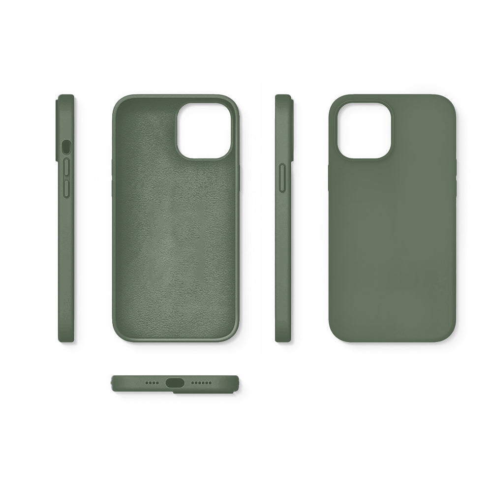 Husa Soft Silicone - iPhone 12/12 Pro - Webster Green