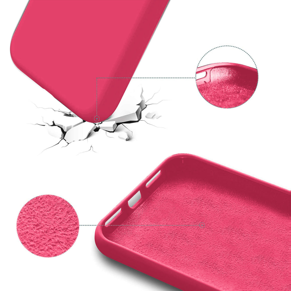Husa Soft Silicone - iPhone 12/12 Pro - Fuchsia