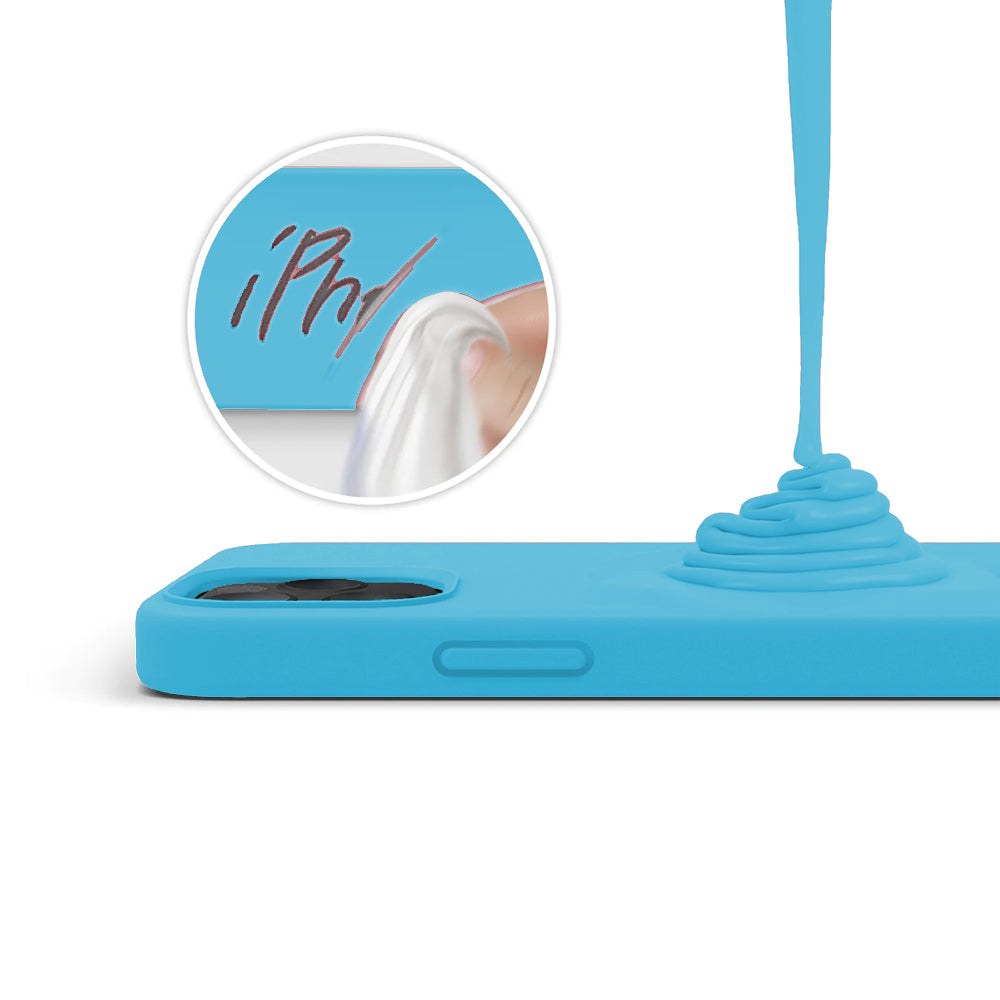 Husa Soft Silicone - iPhone 12/12 Pro - Cadet Blue