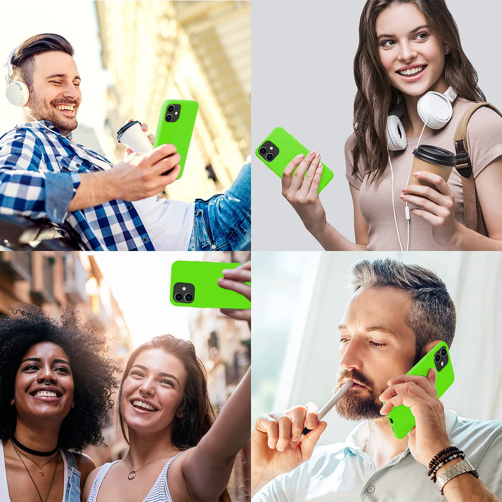 Husa Soft Silicone - iPhone 12 Mini - Neon Green