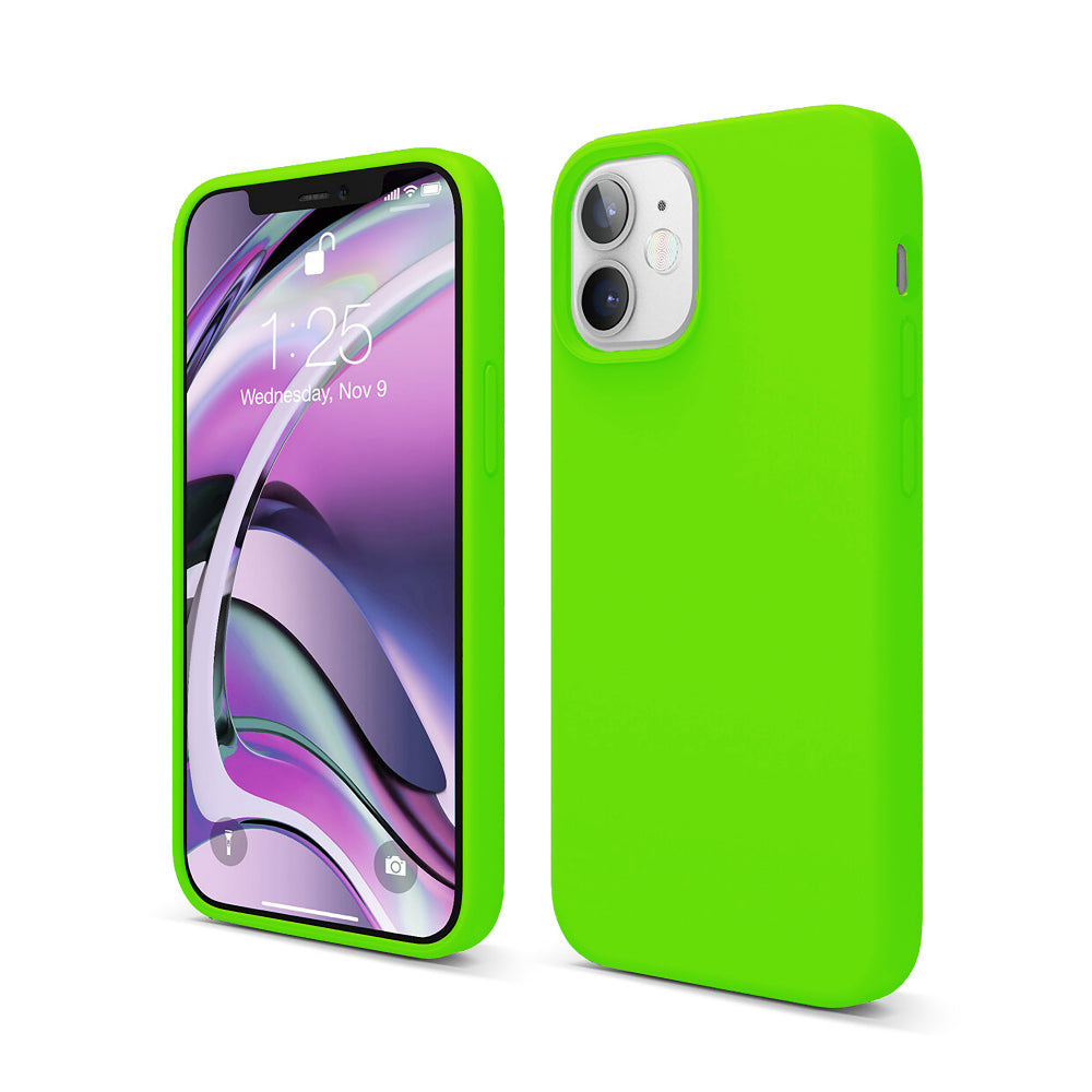 Husa Soft Silicone - iPhone 12 Mini - Neon Green