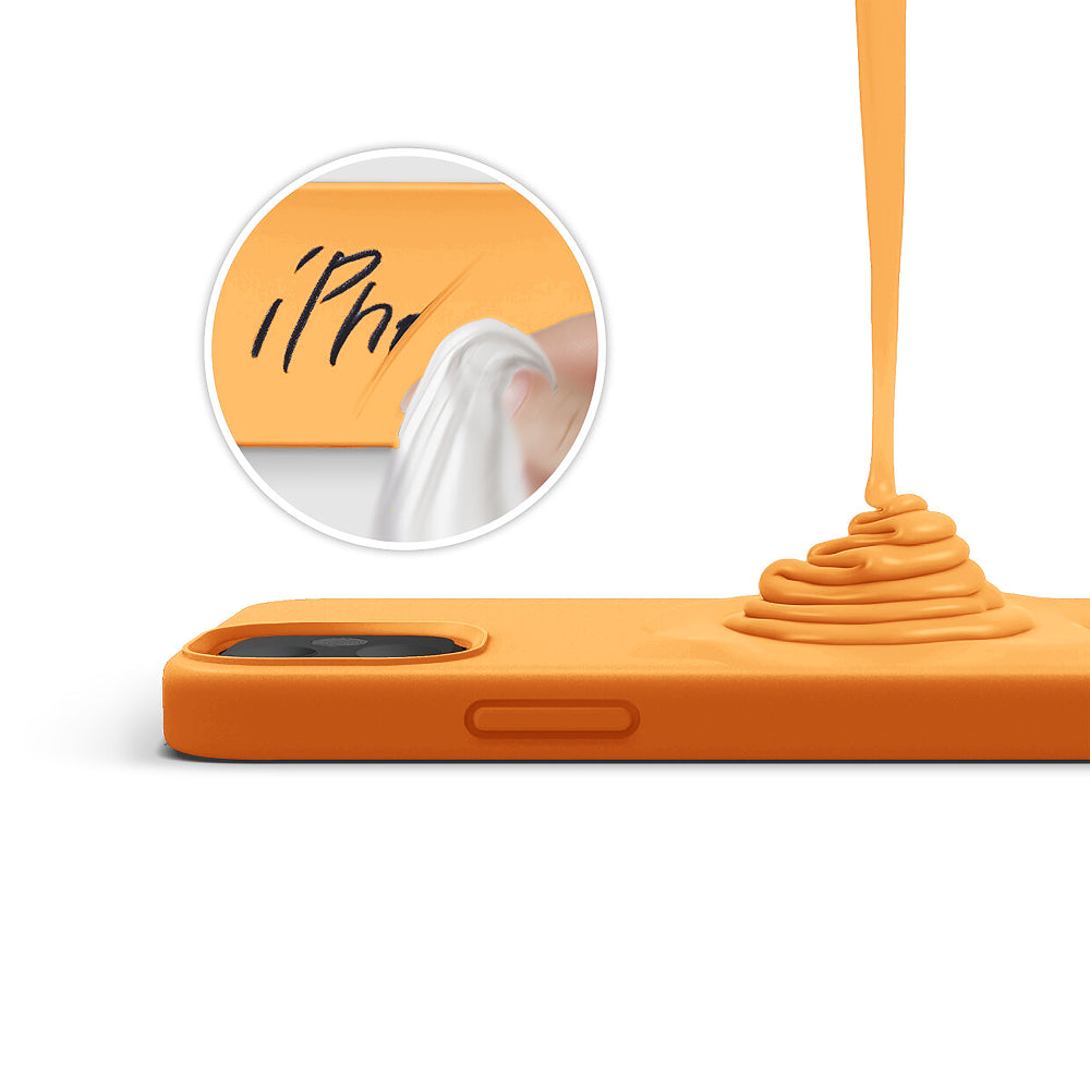 Husa Soft Silicone - iPhone 12 Mini - Nectarine