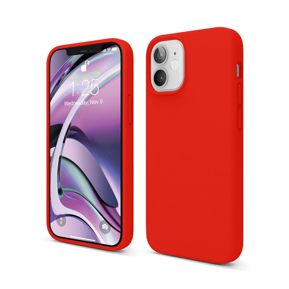 Husa Soft Silicone - iPhone 12 Mini - Red