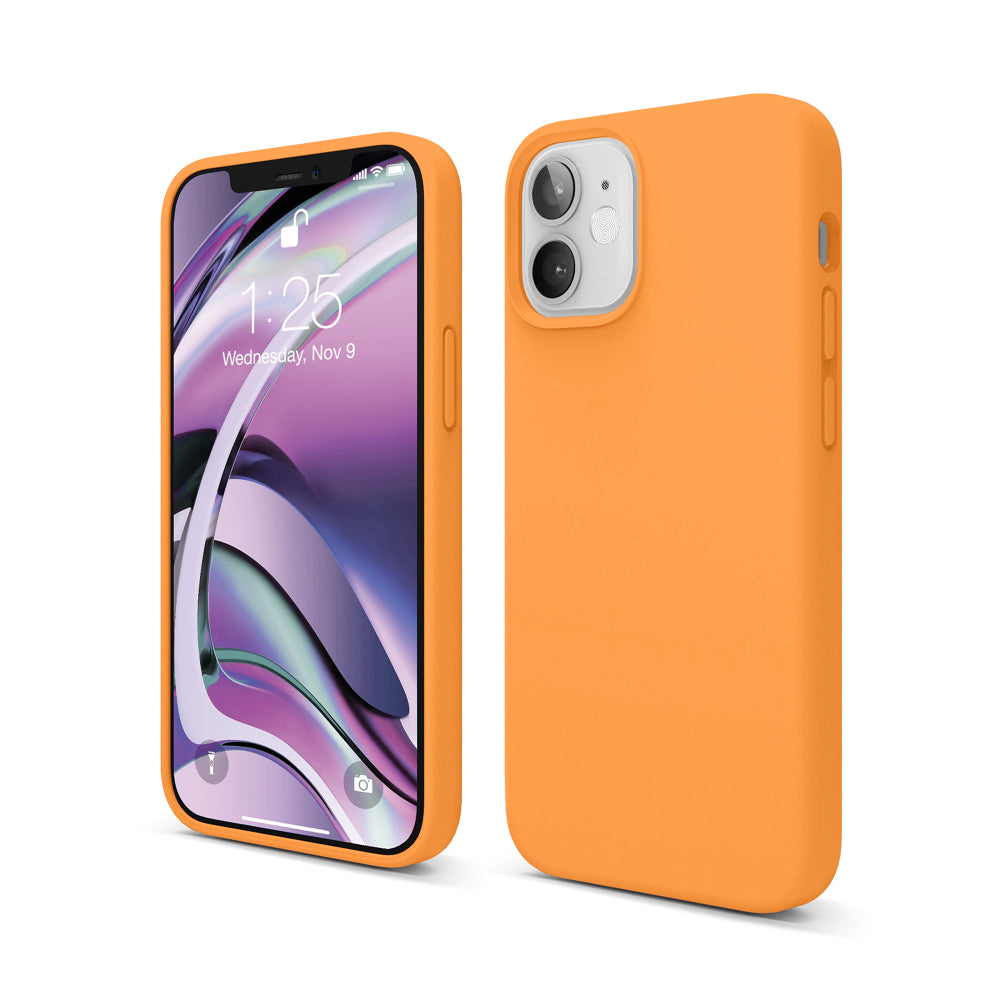 Husa Soft Silicone - iPhone 12 Mini - Nectarine