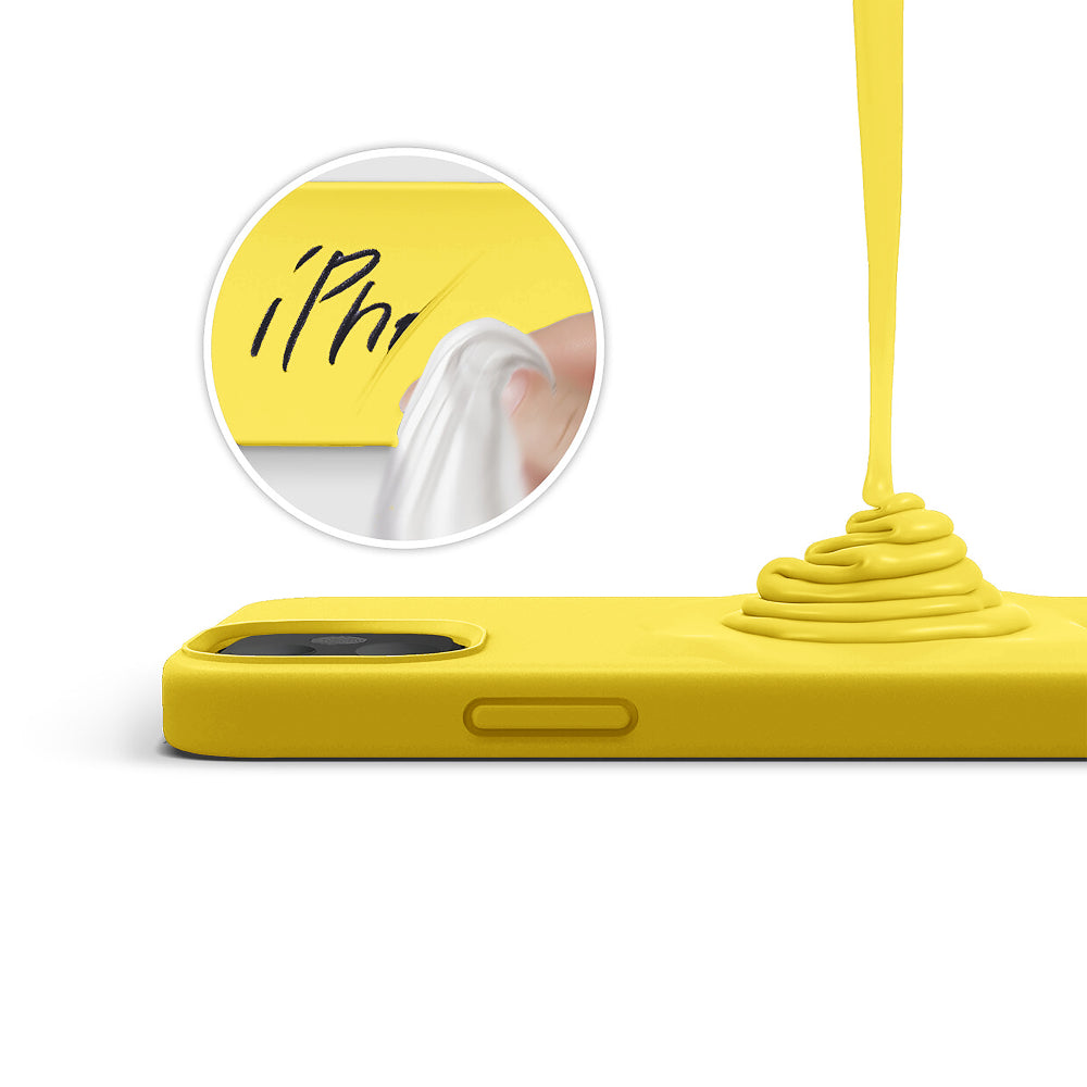 Husa Soft Silicone - iPhone 12 Mini - Yellow