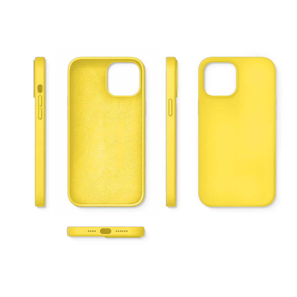 Husa Soft Silicone - iPhone 12 Mini - Yellow