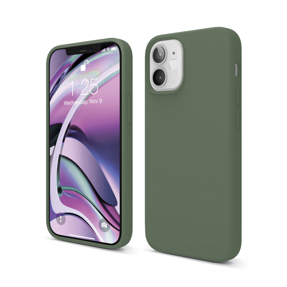 Husa Soft Silicone - iPhone 12 Mini - Webster Green