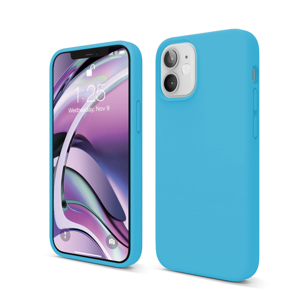 Husa Soft Silicone - iPhone 12 Mini - Cadet Blue