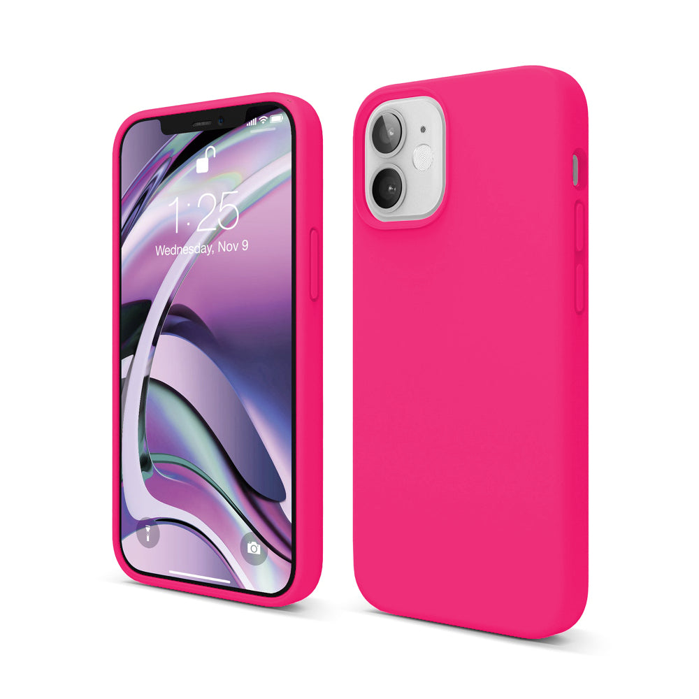 Husa Soft Silicone - iPhone 12 Mini - Fuchsia