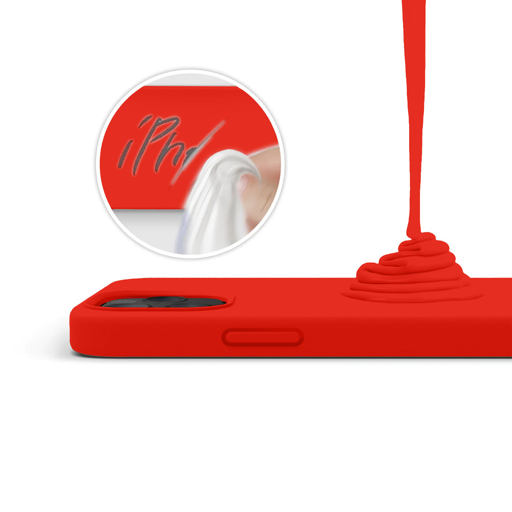 Husa Soft Silicone - iPhone 12 Pro Max - Red