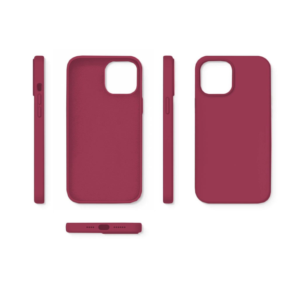 Husa Soft Silicone - iPhone 12 Pro Max - Burgundy