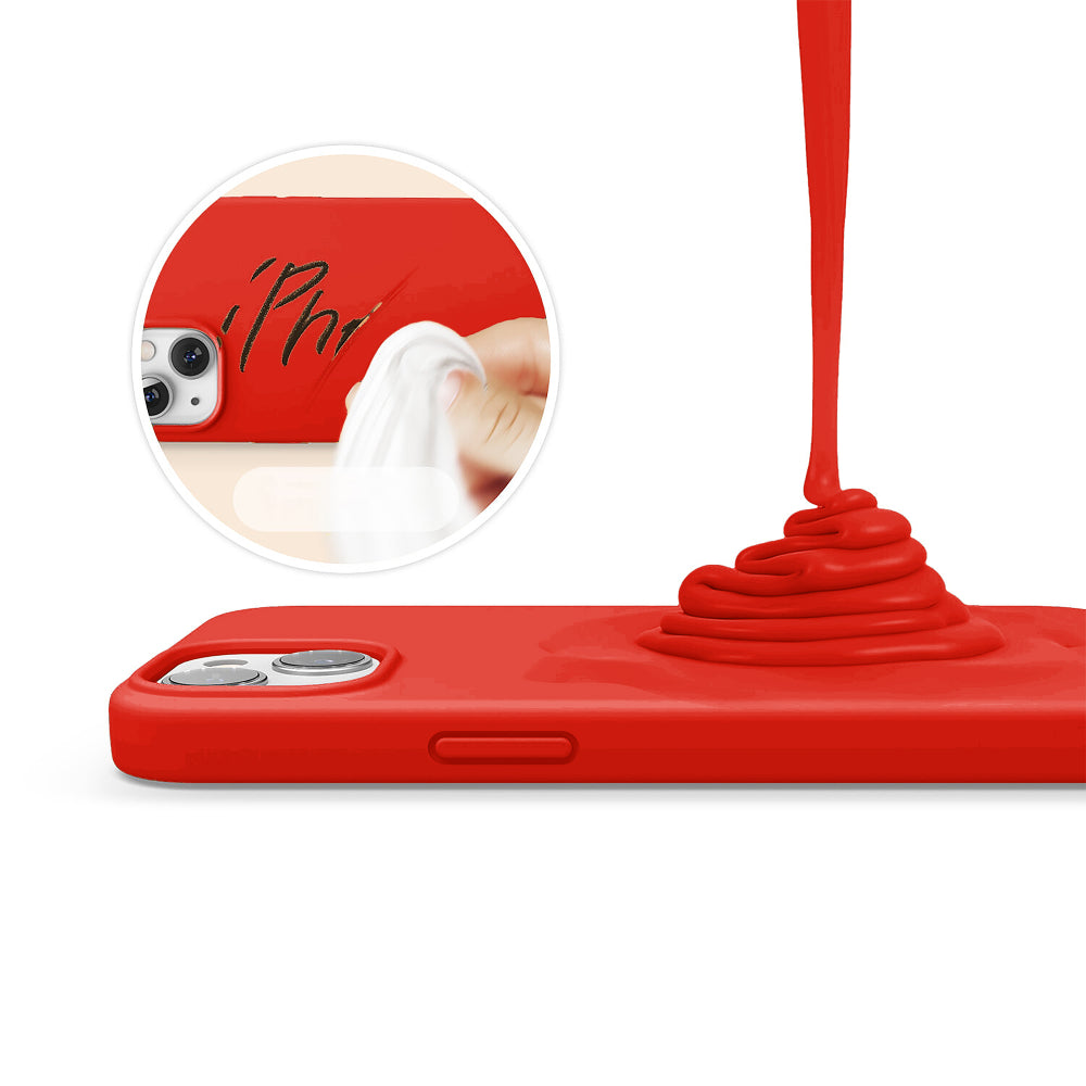 Husa Soft Silicone - iPhone 13 - Red