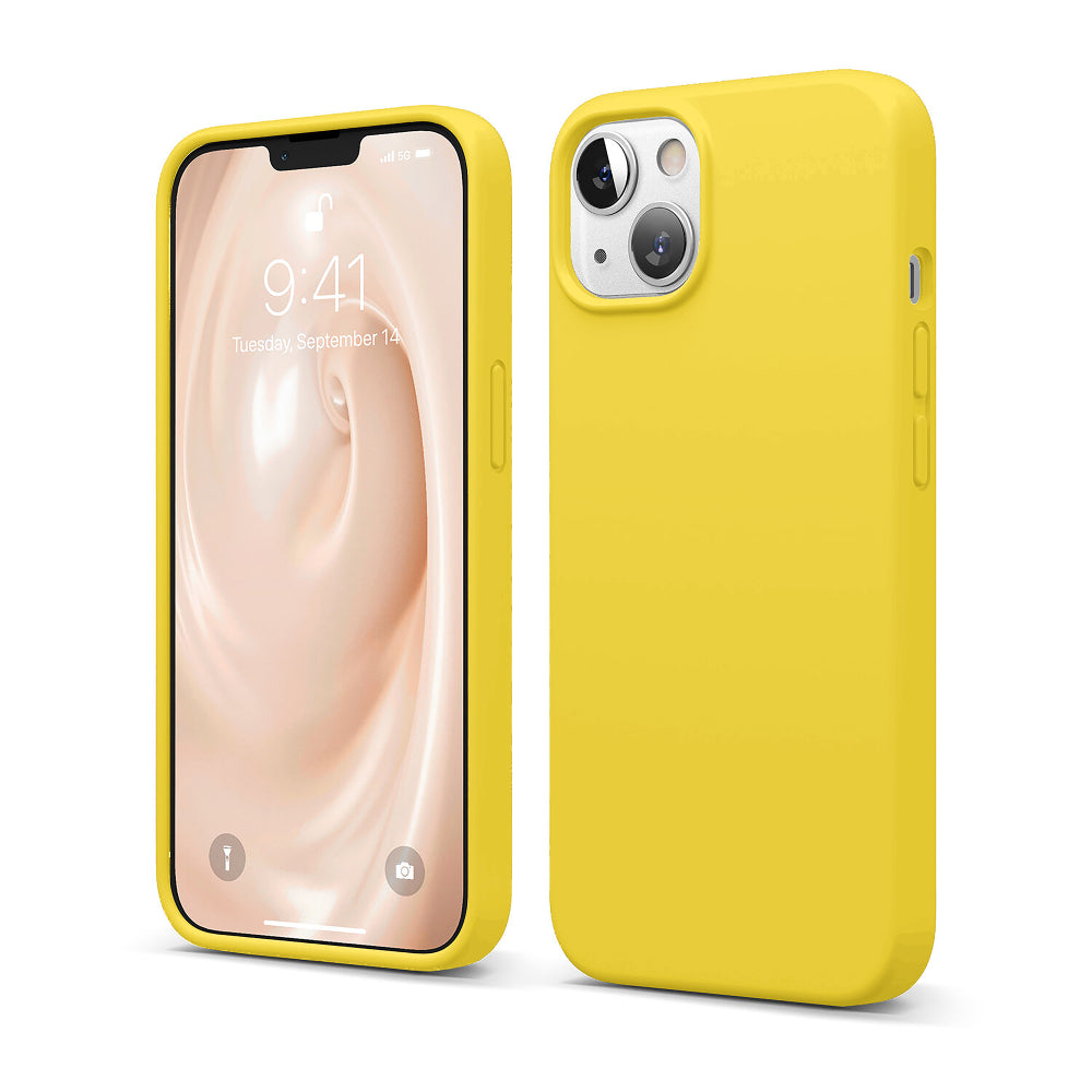 Husa Soft Silicone - iPhone 13 - Yellow
