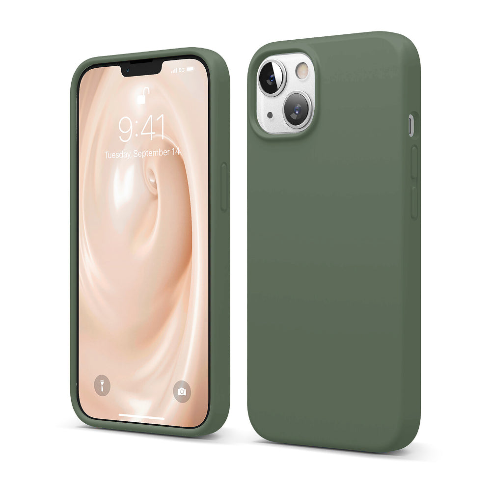 Husa Soft Silicone - iPhone 13 - Webster Green
