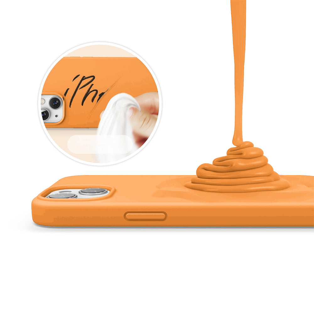 Husa Soft Silicone - iPhone 13 - Nectarine