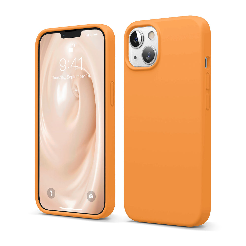 Husa Soft Silicone - iPhone 13 Mini - Nectarine