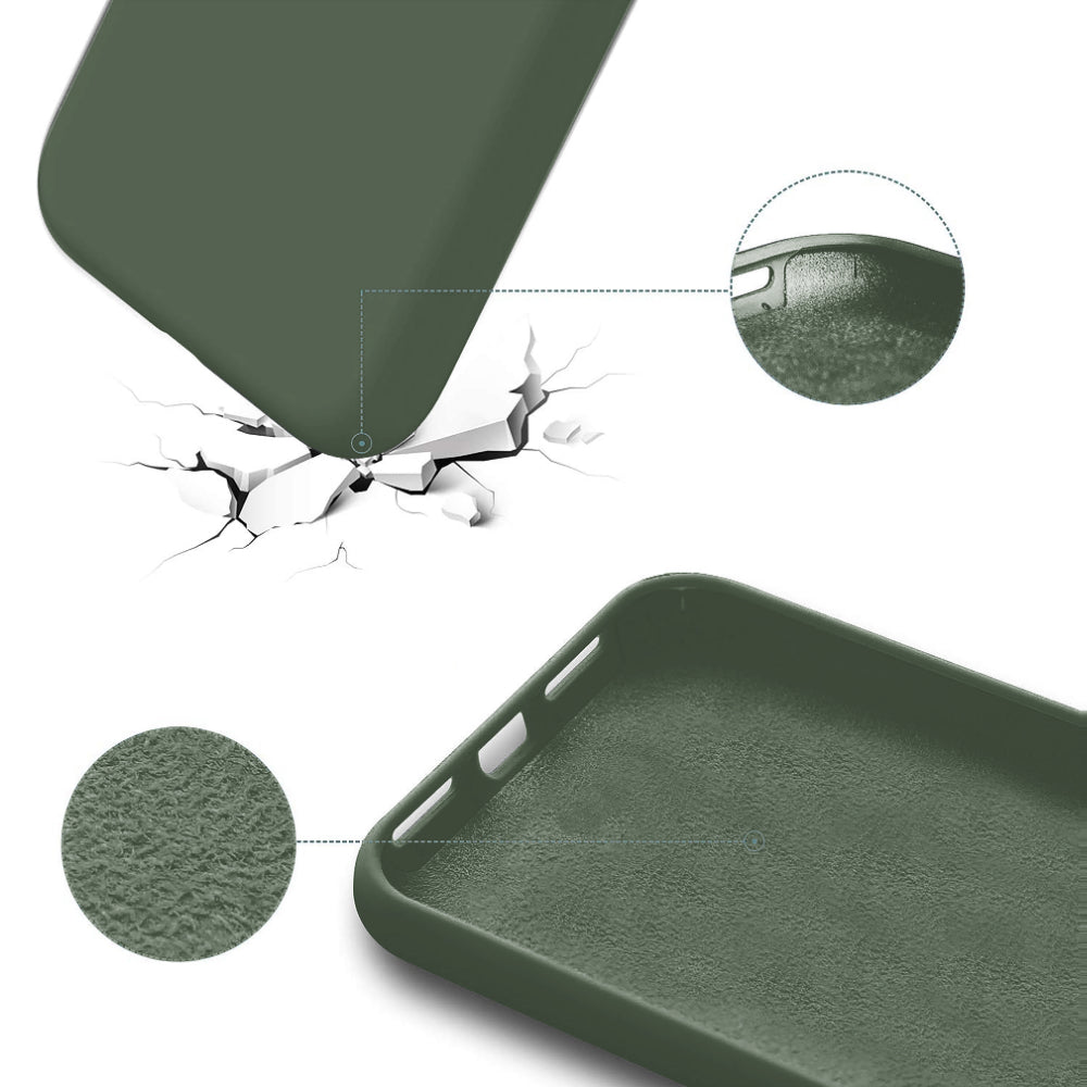 Husa Soft Silicone - iPhone 13 Mini - Webster Green