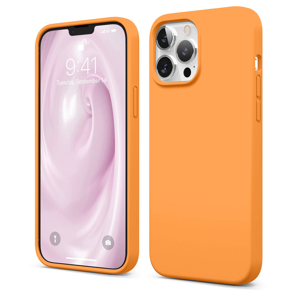 Husa Soft Silicone - iPhone 13 Pro - Nectarine