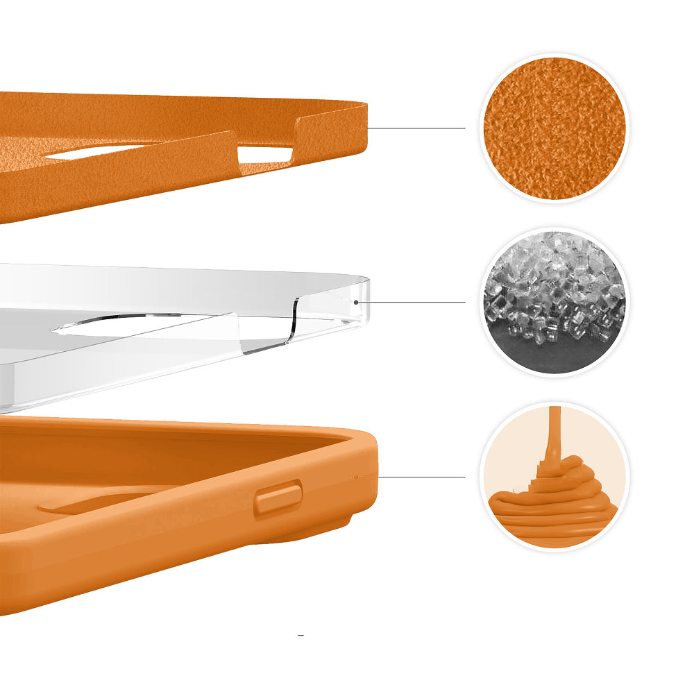 Husa Soft Silicone - iPhone 13 Pro - Nectarine