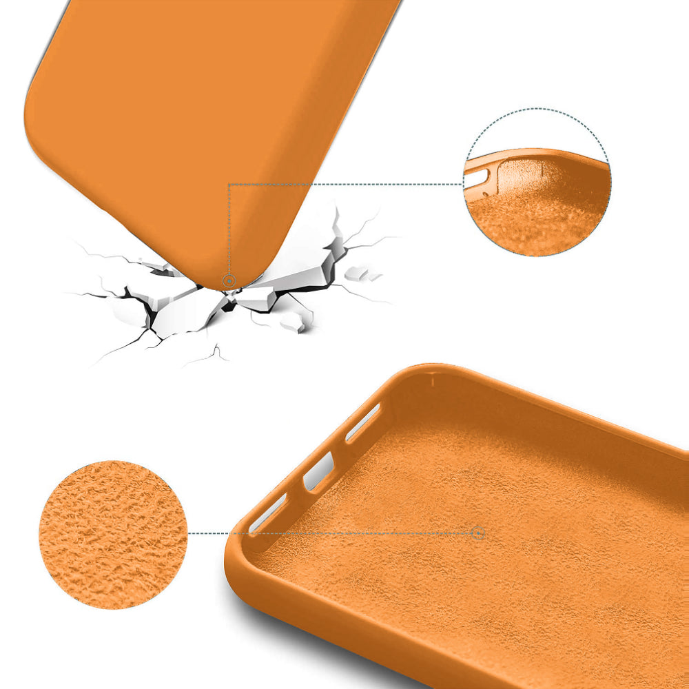Husa Soft Silicone - iPhone 13 Pro - Nectarine