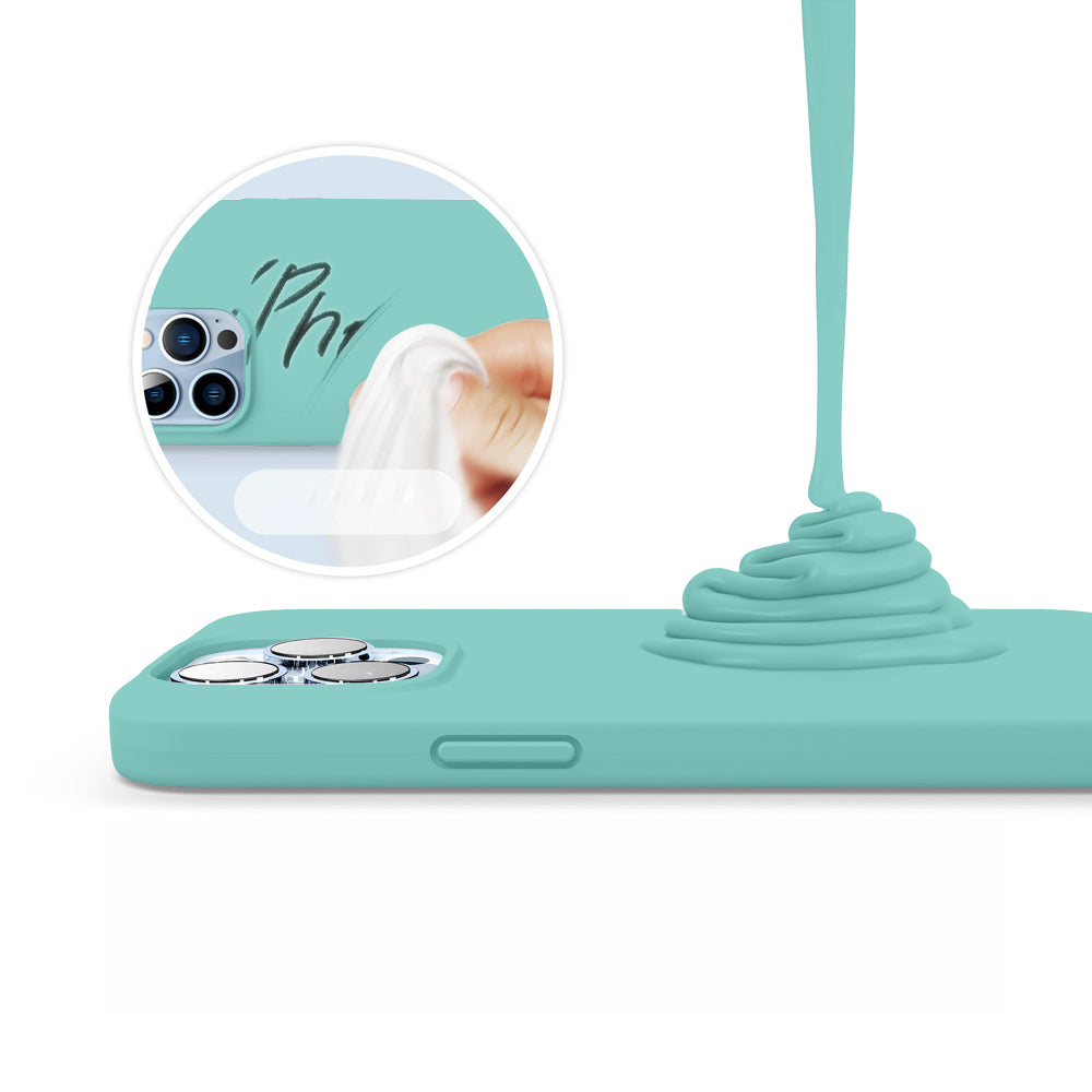 Husa Soft Silicone - iPhone 13 Pro - Turqoise