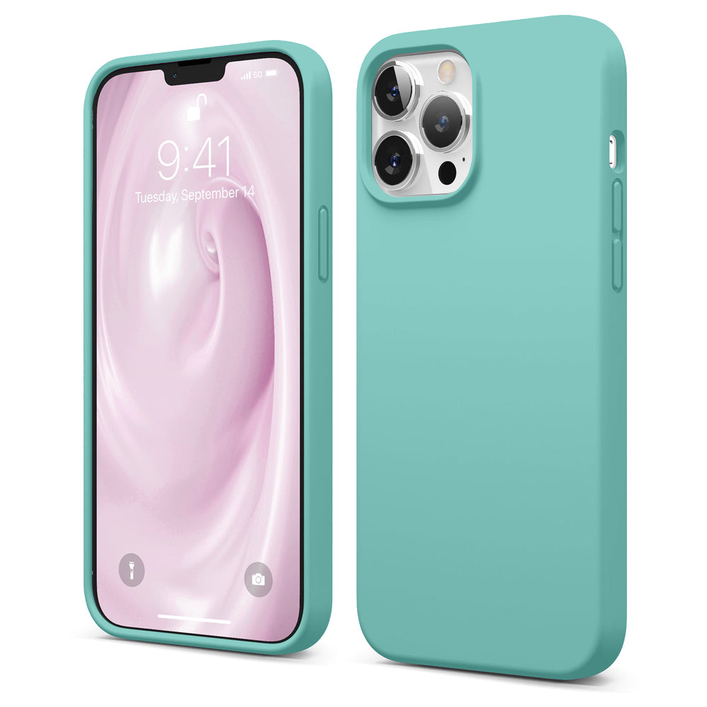 Husa Soft Silicone - iPhone 13 Pro - Turqoise
