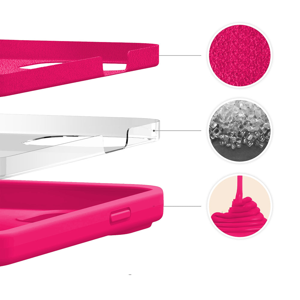 Husa Soft Silicone - iPhone 13 Pro - Fuchsia