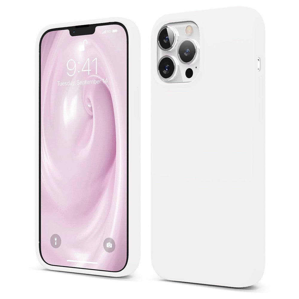 Husa Soft Silicone - iPhone 13 Pro - Alb
