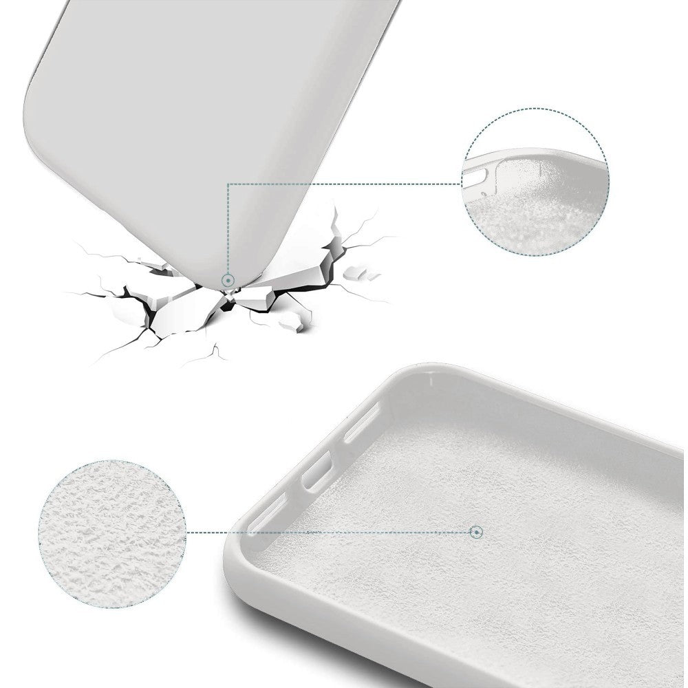 Husa Soft Silicone - iPhone 13 Pro - Alb