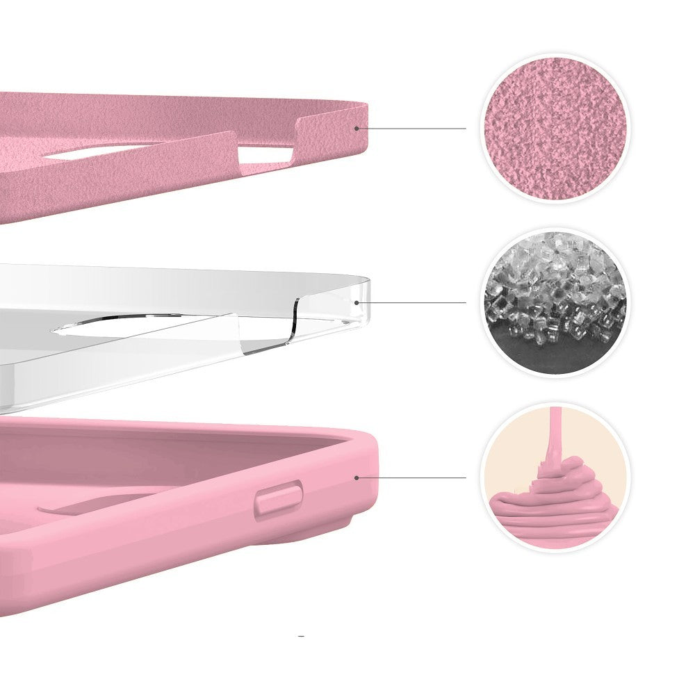 Husa Soft Silicone - iPhone 13 Pro - Flamingo Pink