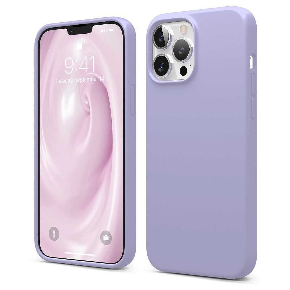 Husa Soft Silicone - iPhone 13 Pro - Light Lilac