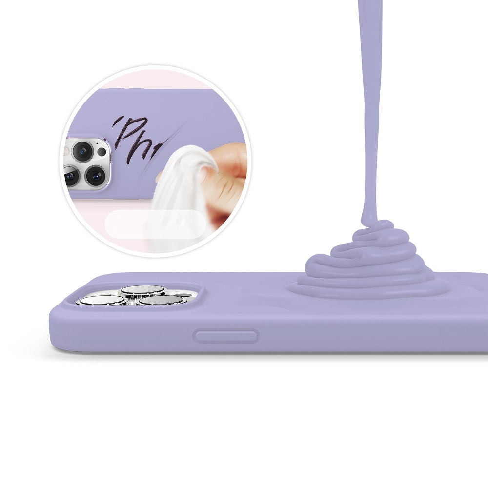 Husa Soft Silicone - iPhone 13 Pro - Light Lilac