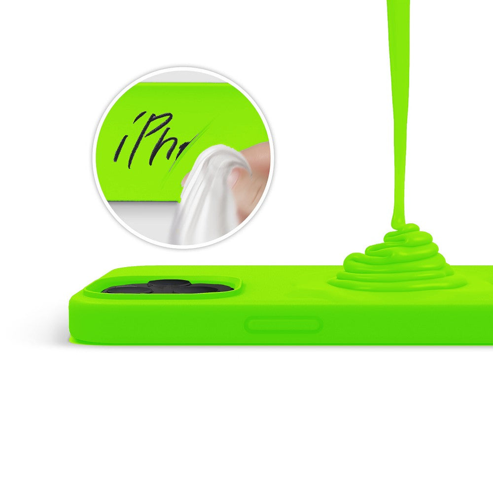 Husa Soft Silicone - iPhone 13 Pro - Neon Green