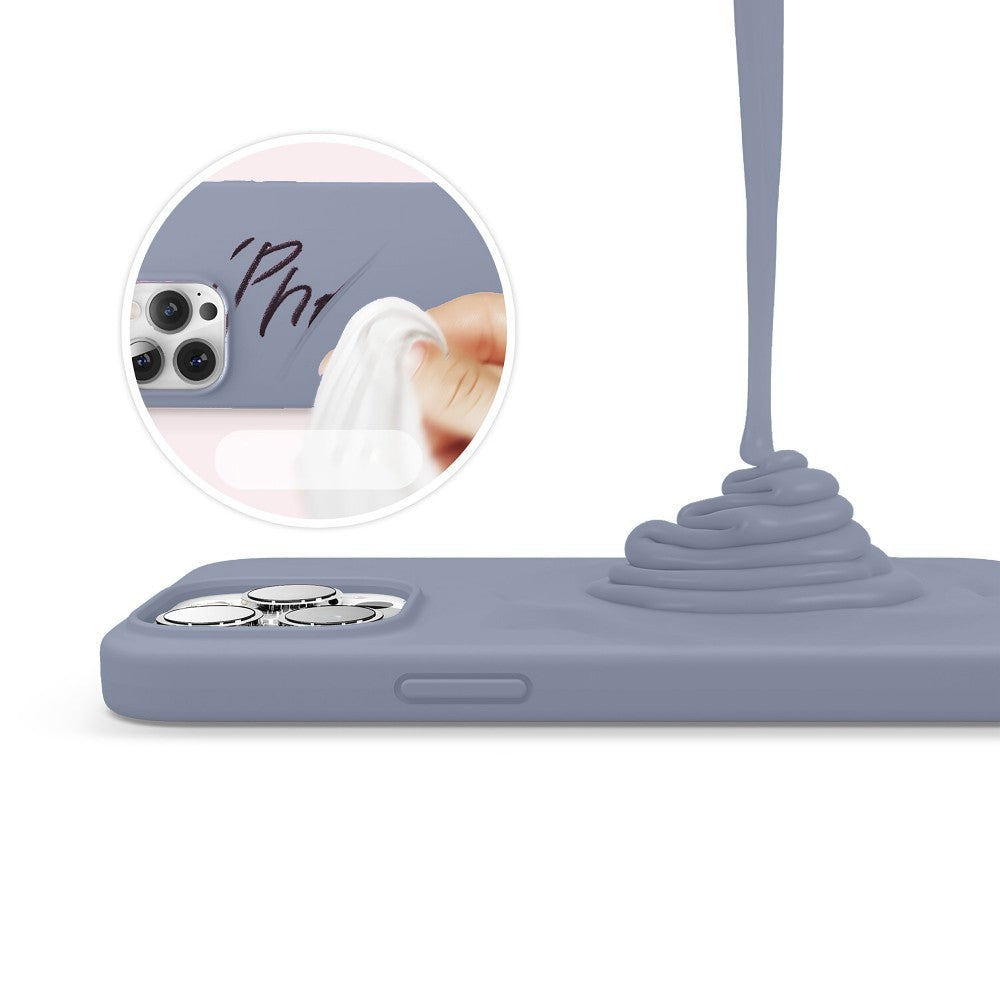 Husa Soft Silicone - iPhone 13 Pro - Slate Gray