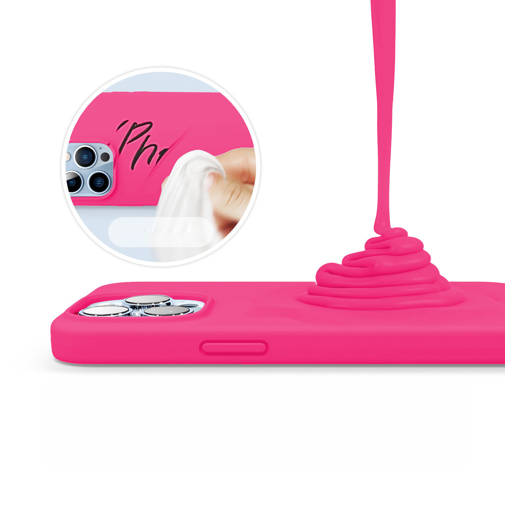 Husa Soft Silicone - iPhone 13 Pro Max - Fuchsia