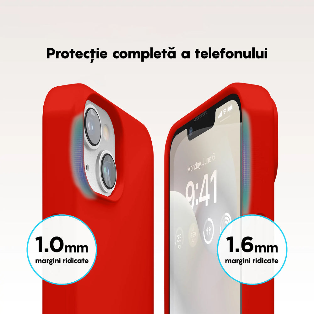 Husa Soft Silicone - iPhone 14 - Rosu