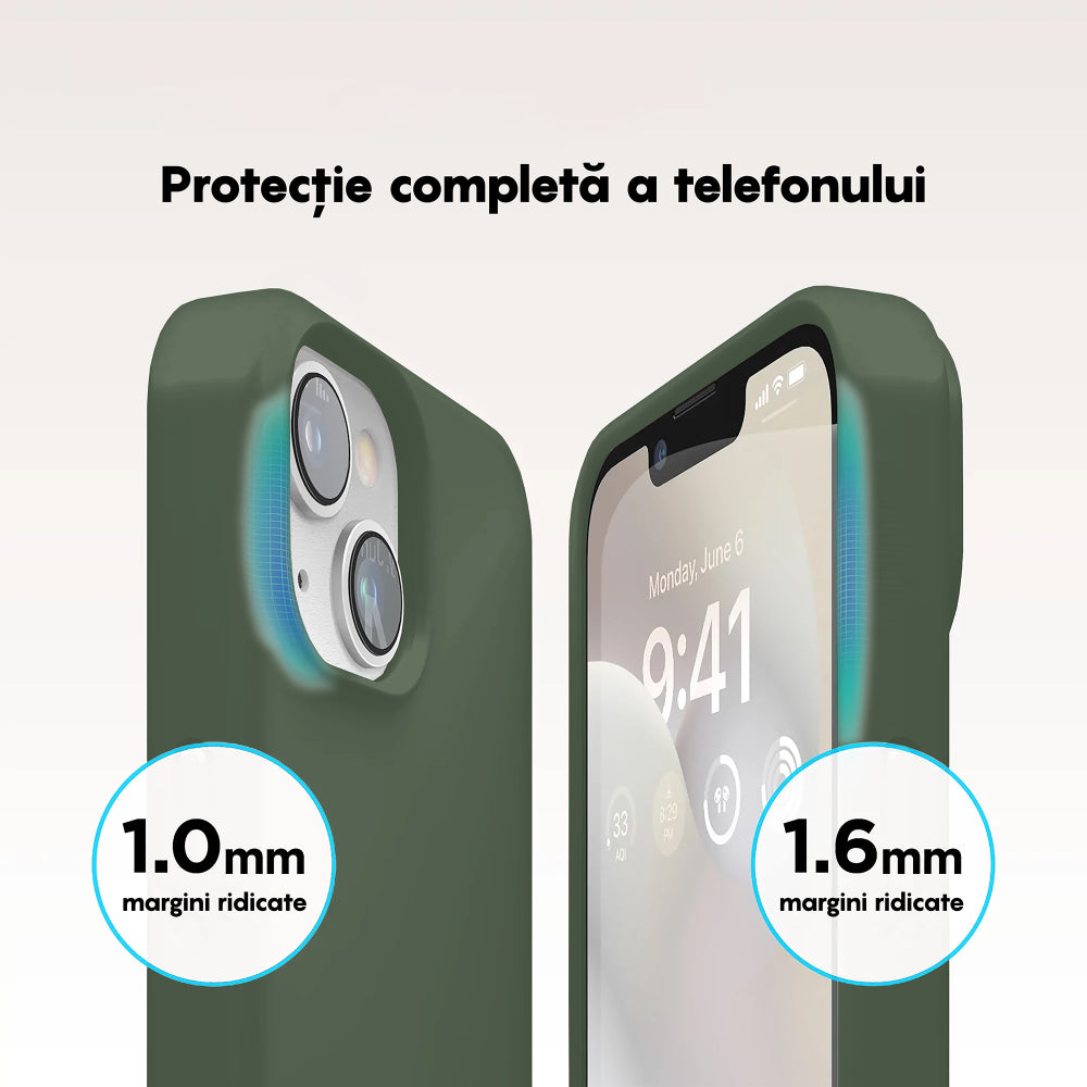 Husa Soft Silicone - iPhone 14 - Webster Green