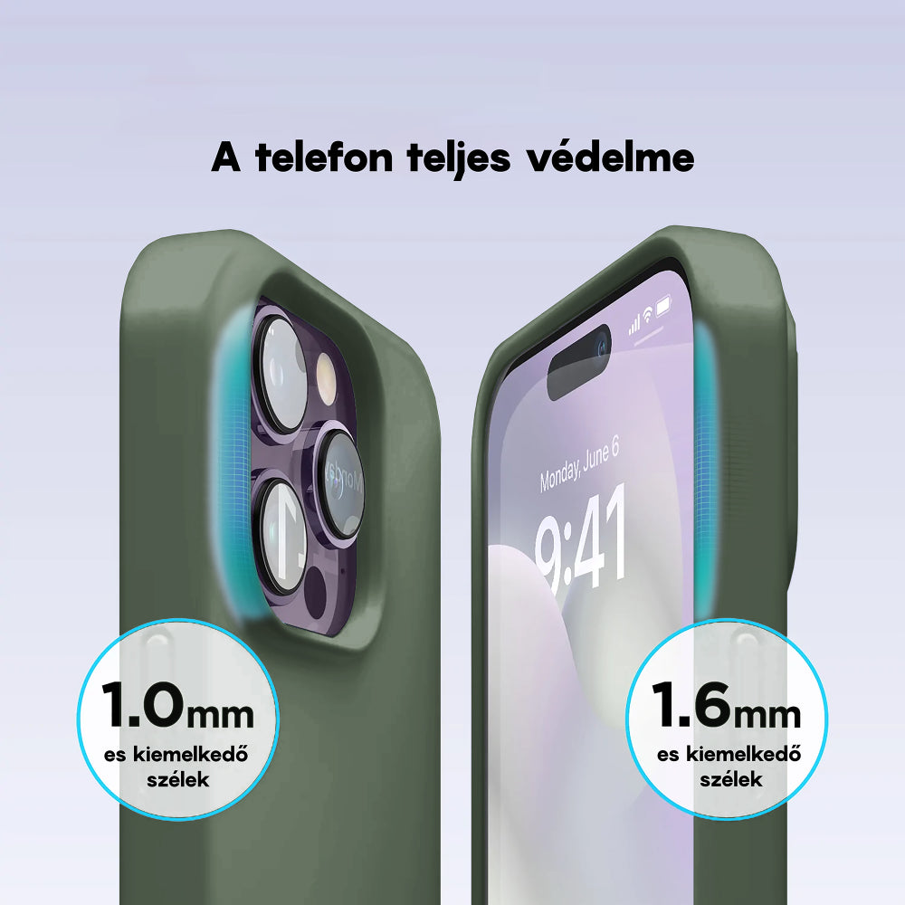 Husa Soft Silicone - iPhone 14 Pro - Webster Green