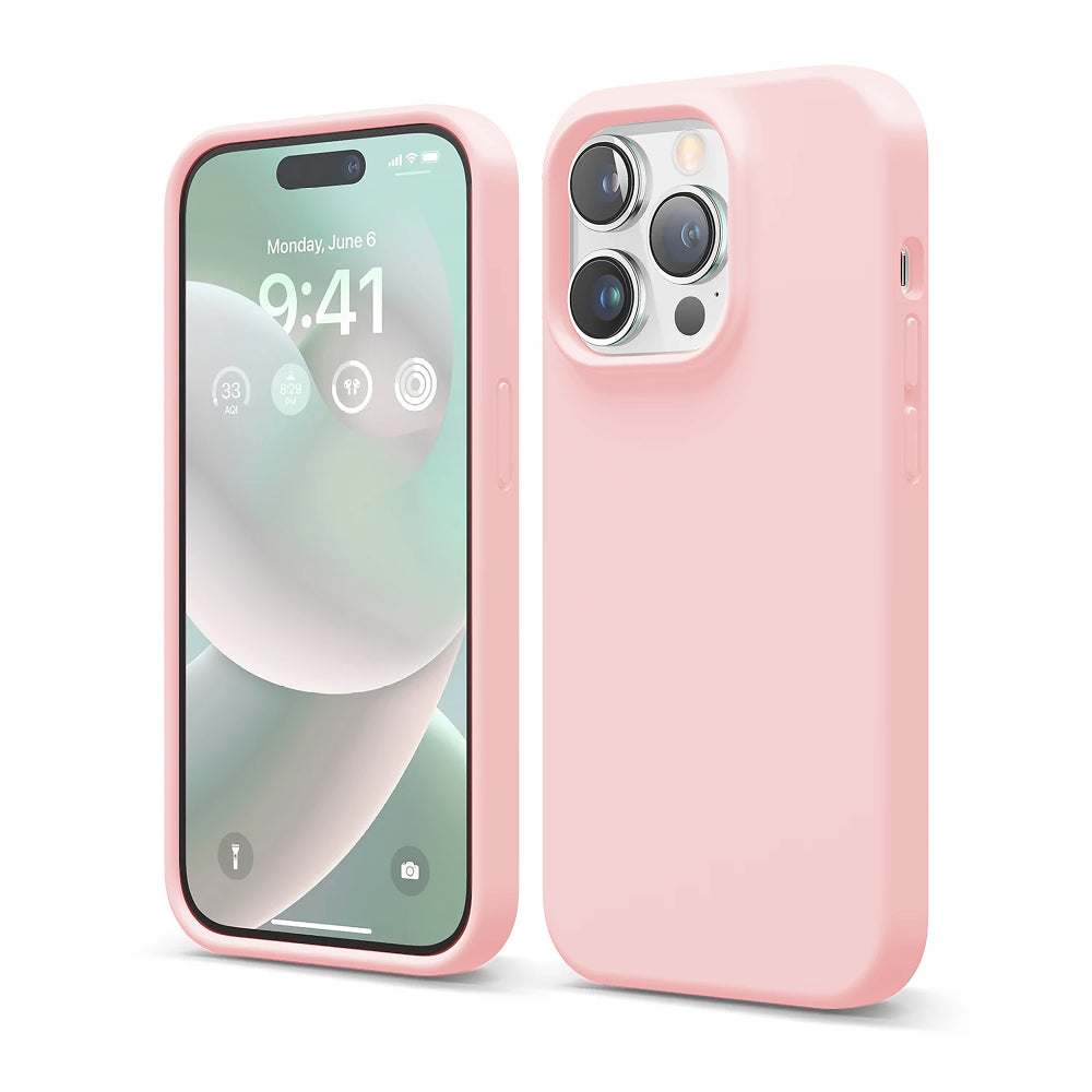Husa Soft Silicone - iPhone 14 Pro - Roz