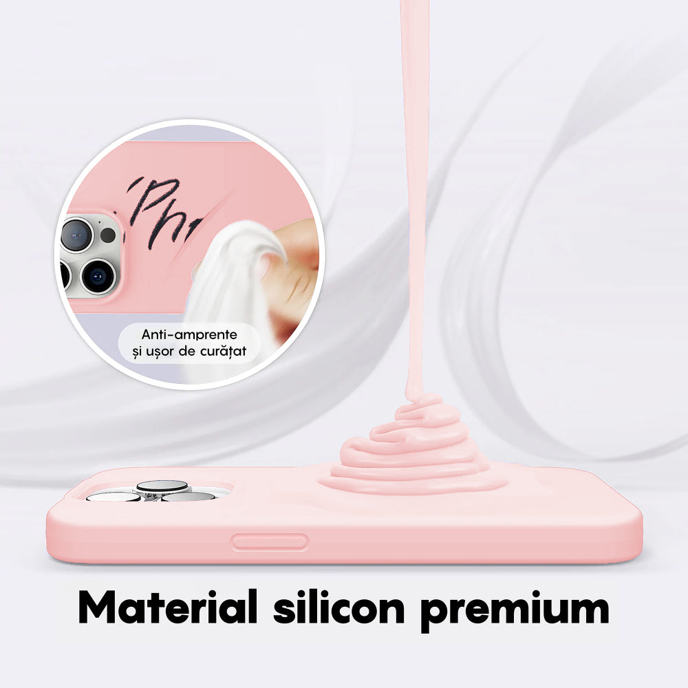 Husa Soft Silicone - iPhone 14 Pro - Roz