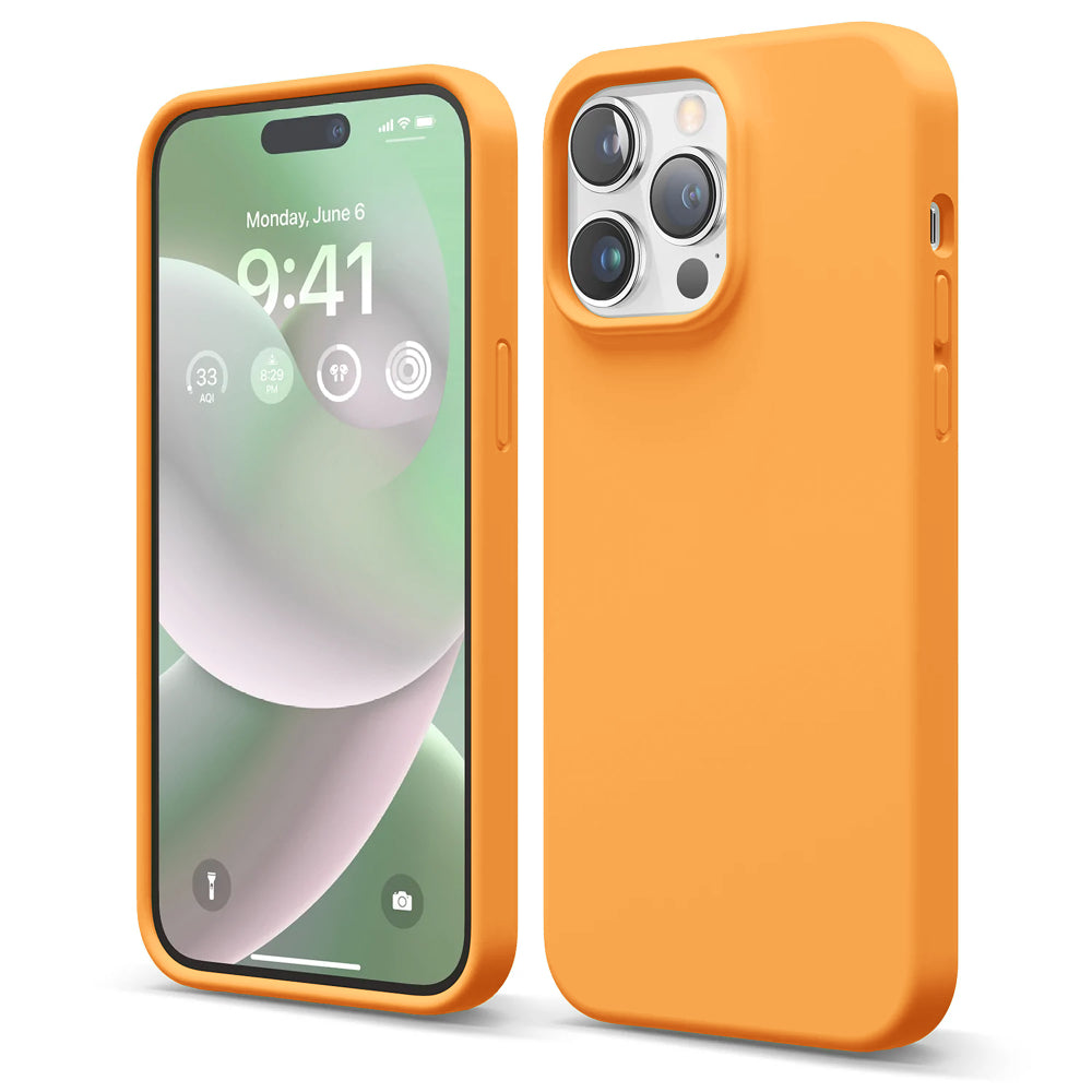 Husa Soft Silicone - iPhone 14 Pro Max - Nectarine