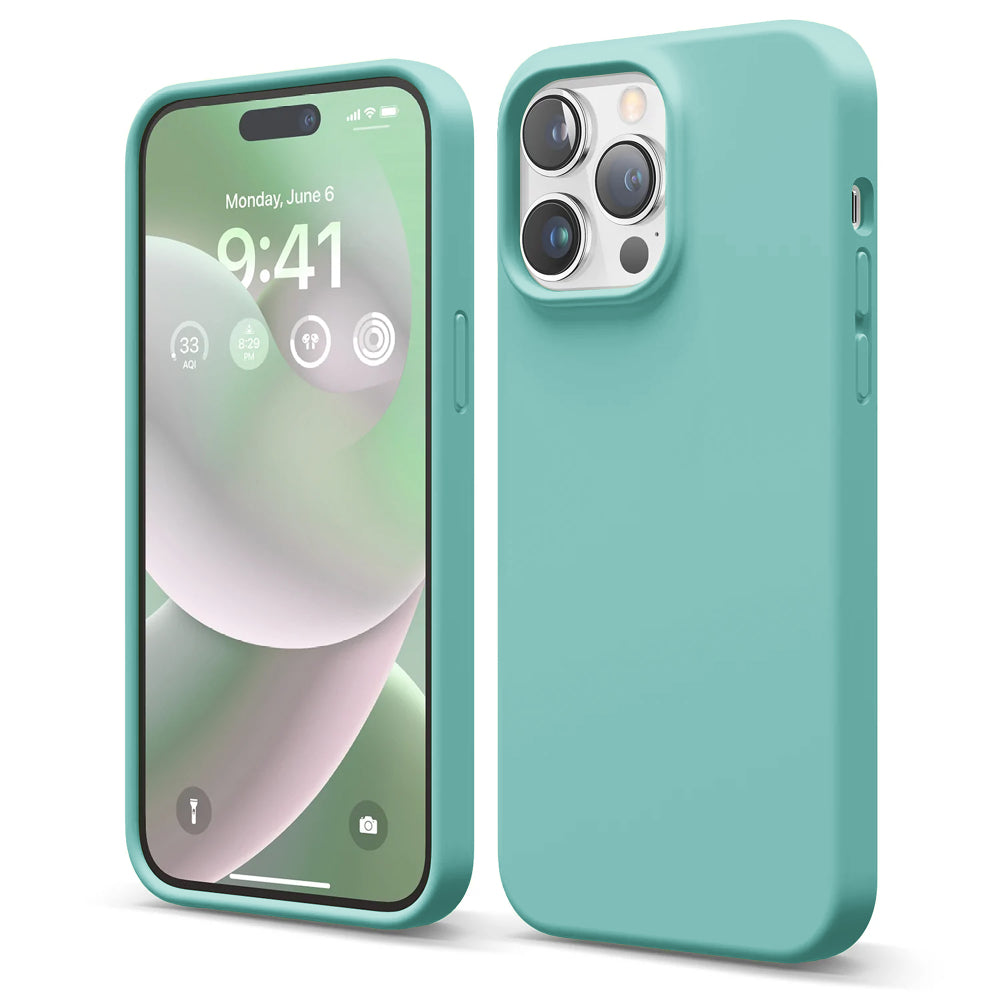 Husa Soft Silicone - iPhone 14 Pro Max - Turqoise