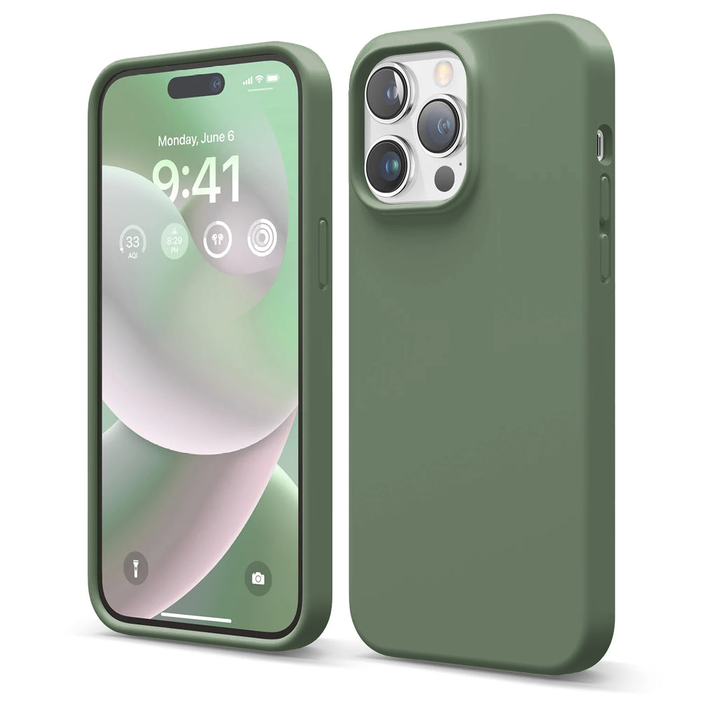 Husa Soft Silicone - iPhone 14 Pro Max - Webster Green